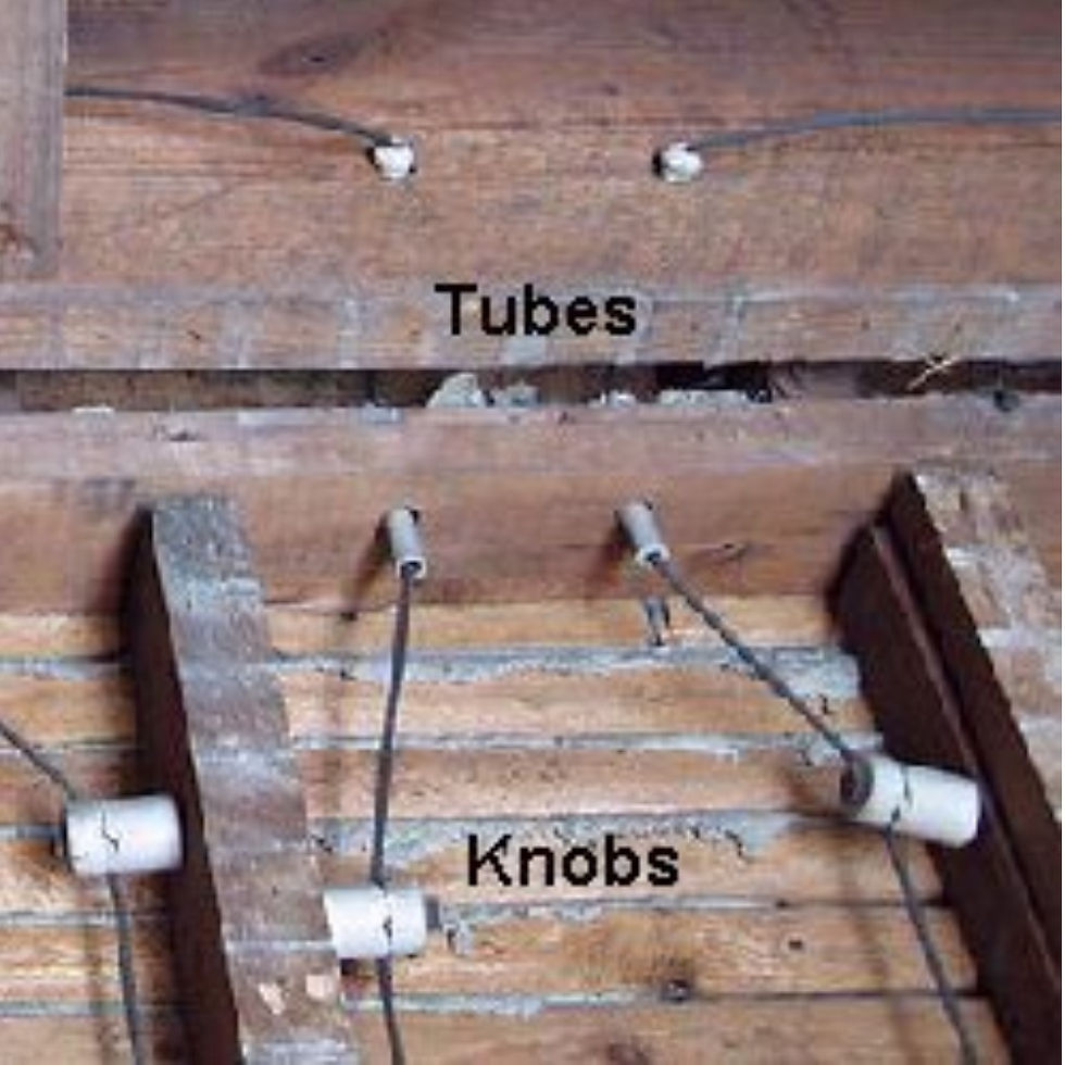 nob and tube wiring fire safety hazard